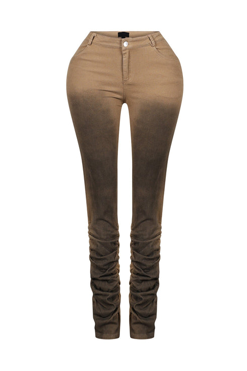 Lisa Airbrushed Ruched Pants